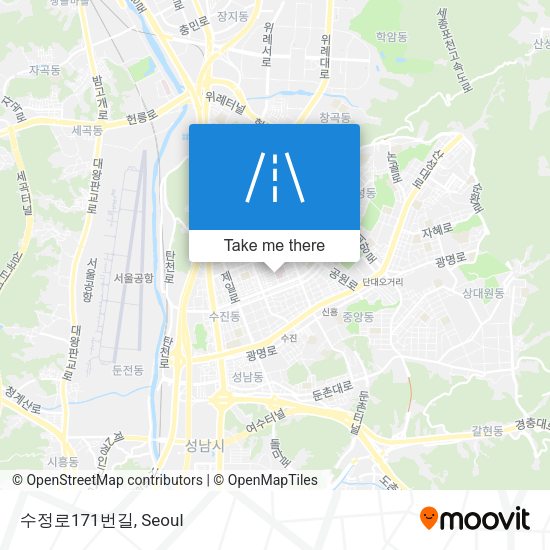 수정로171번길 map