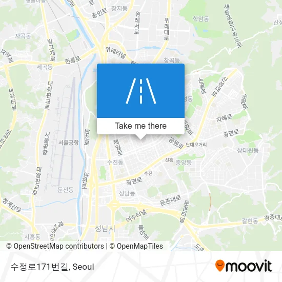 수정로171번길 map