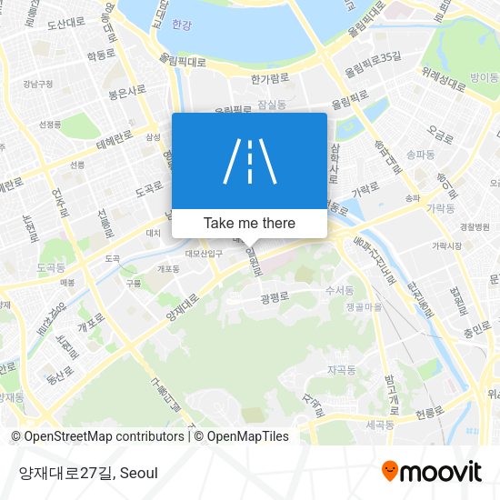 양재대로27길 map