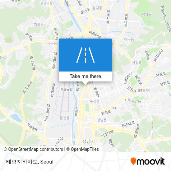 태평지하차도 map