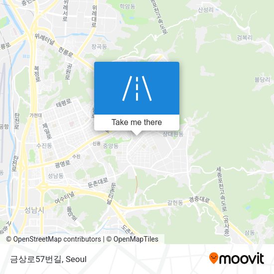 금상로57번길 map