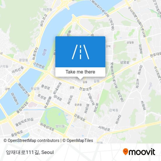 양재대로111길 map