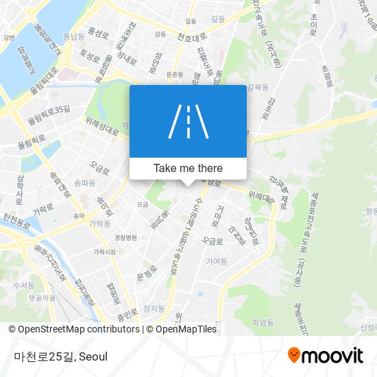 마천로25길 map