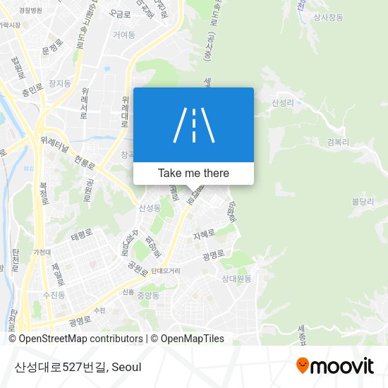산성대로527번길 map