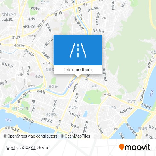 동일로55다길 map