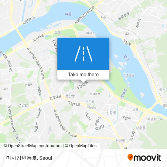 미사강변동로 map