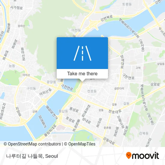 나루터길 나들목 map