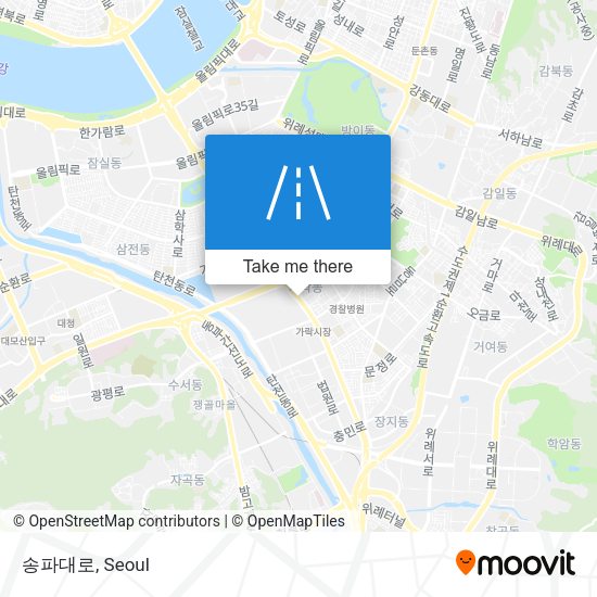 송파대로 map
