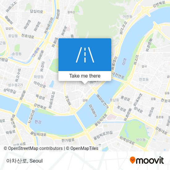 아차산로 map