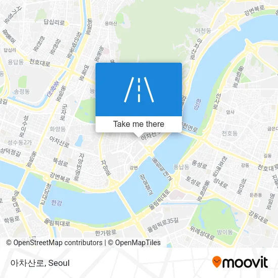 아차산로 map