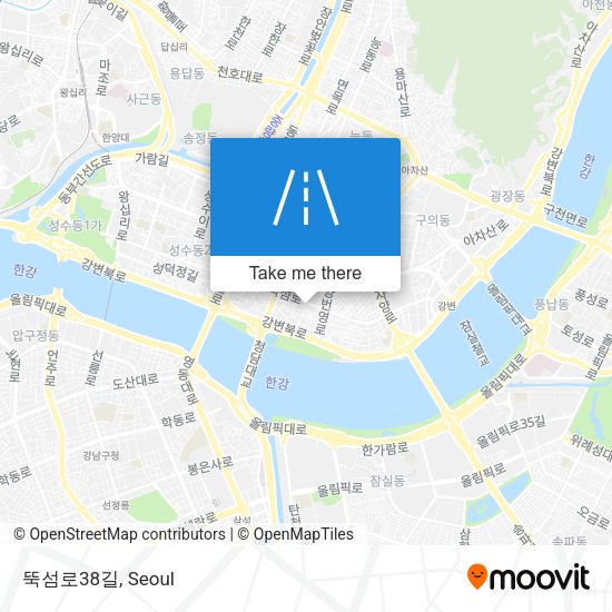 뚝섬로38길 map