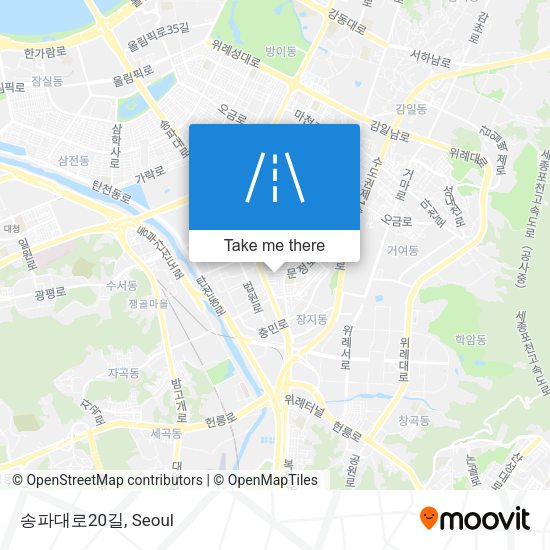송파대로20길 map