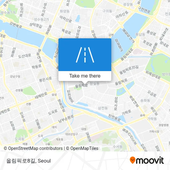 올림픽로8길 map