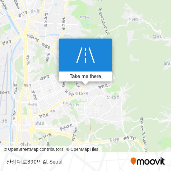 산성대로390번길 map