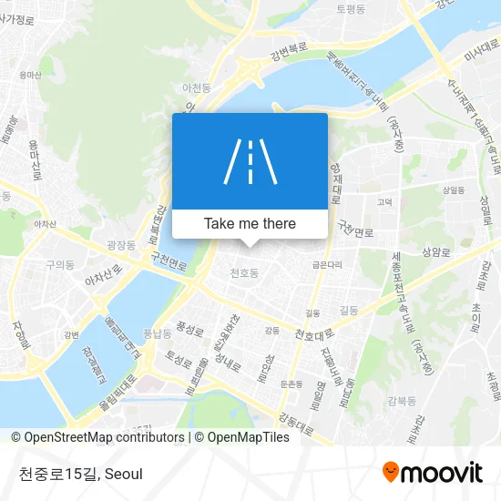 천중로15길 map