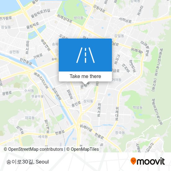 송이로30길 map