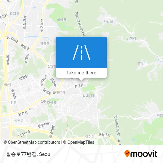 황송로77번길 map