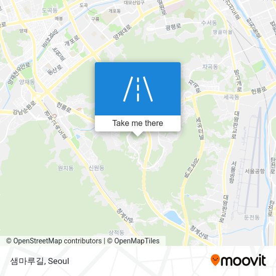 샘마루길 map