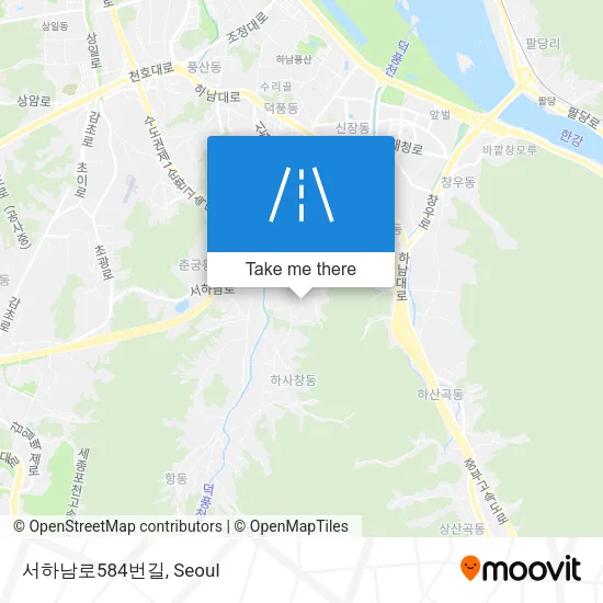 서하남로584번길 map