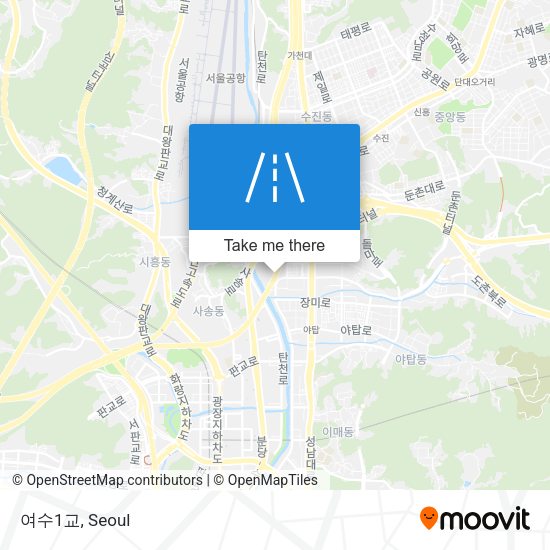 여수1교 map