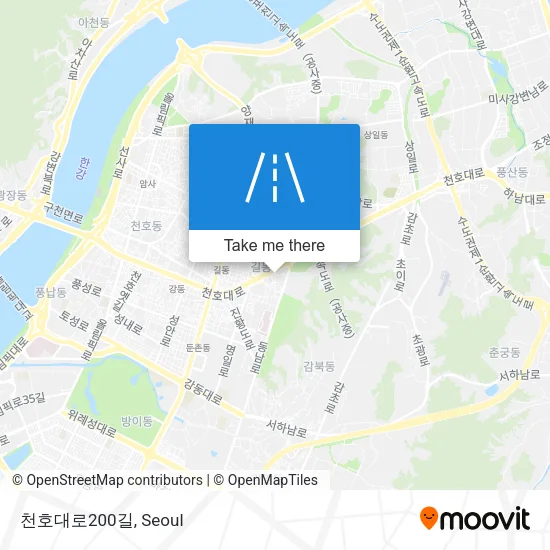 천호대로200길 map