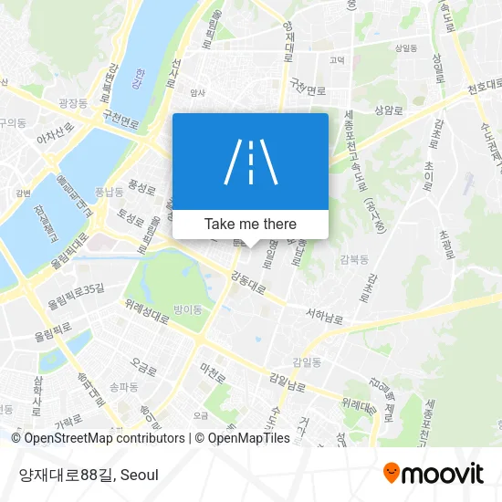 양재대로88길 map