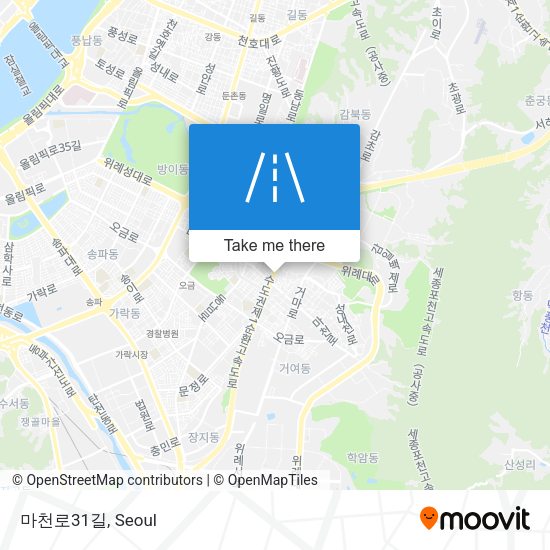 마천로31길 map