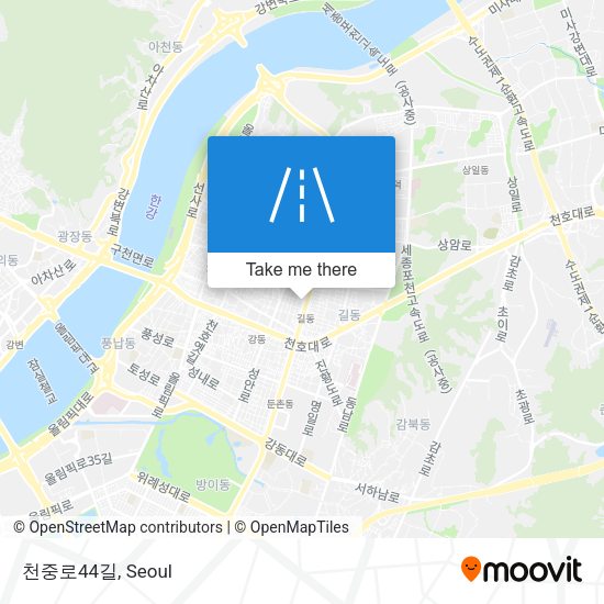 천중로44길 map