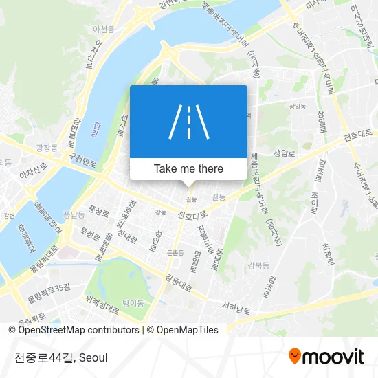 천중로44길 map
