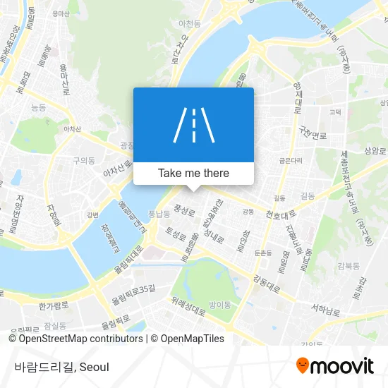 바람드리길 map