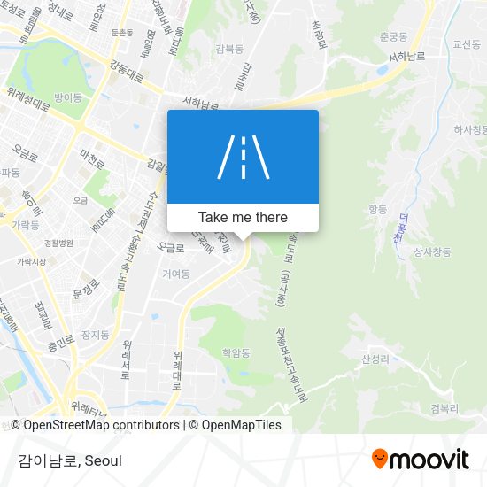 감이남로 map