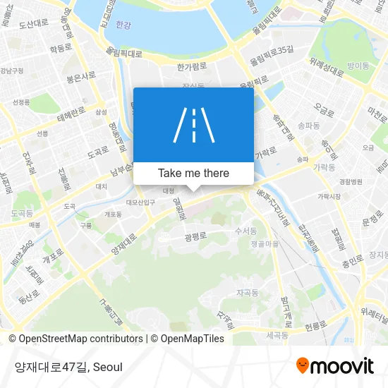 양재대로47길 map