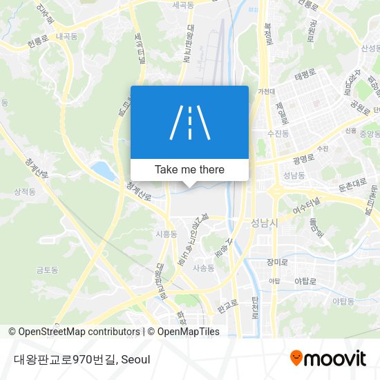 대왕판교로970번길 map