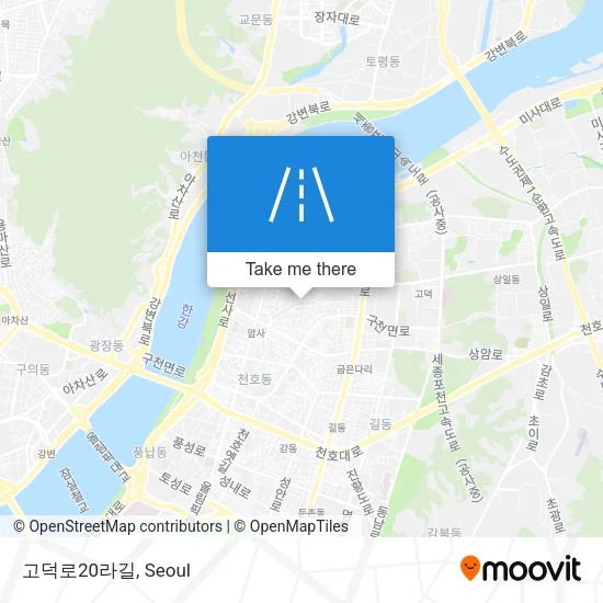 고덕로20라길 map