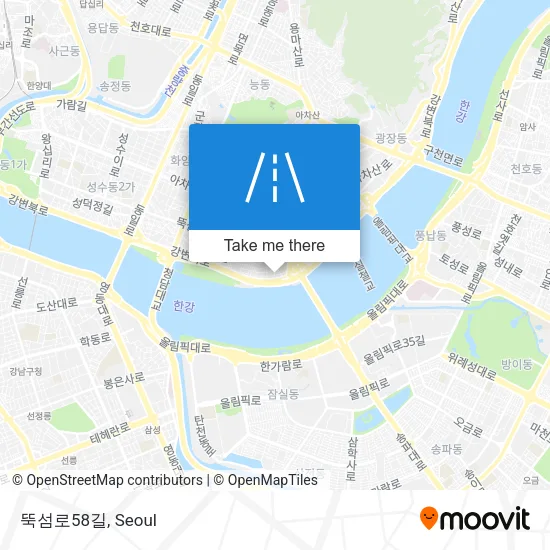 뚝섬로58길 map