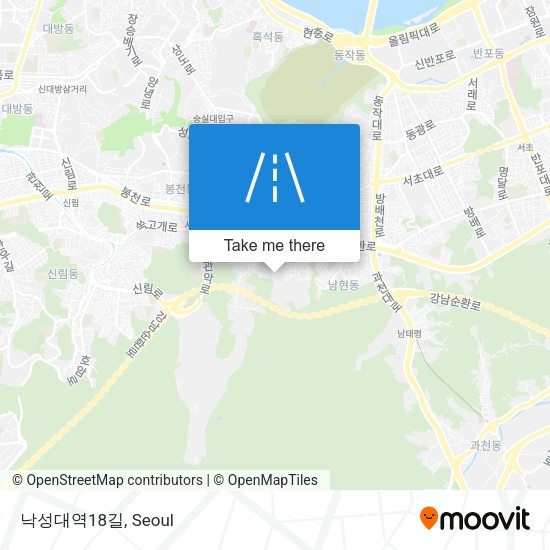 낙성대역18길 map