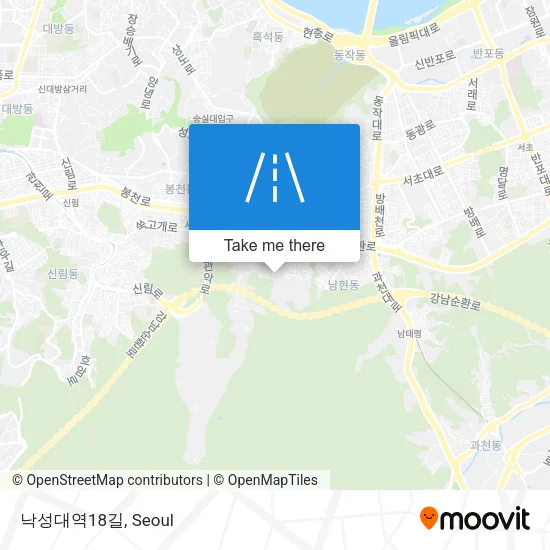 낙성대역18길 map