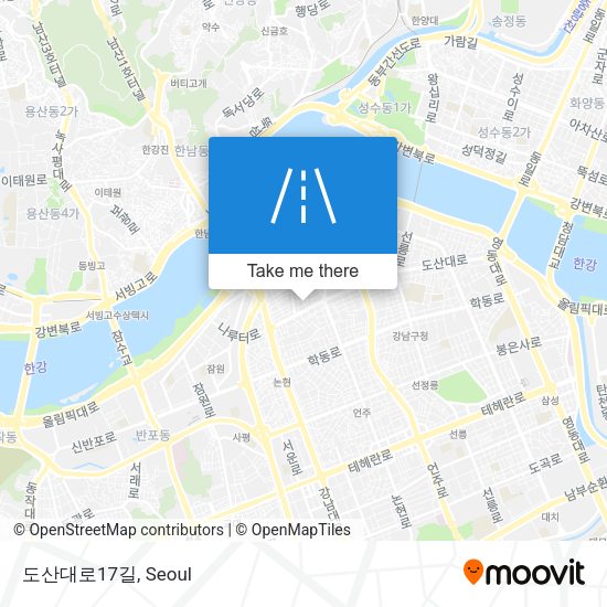 도산대로17길 map