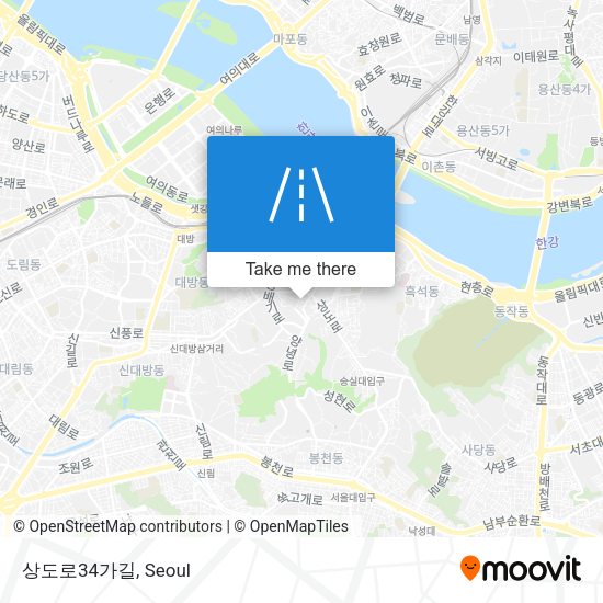 상도로34가길 map