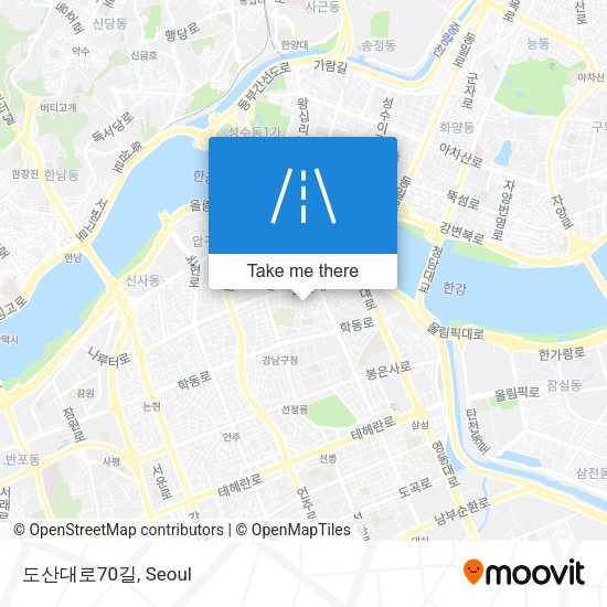 도산대로70길 map