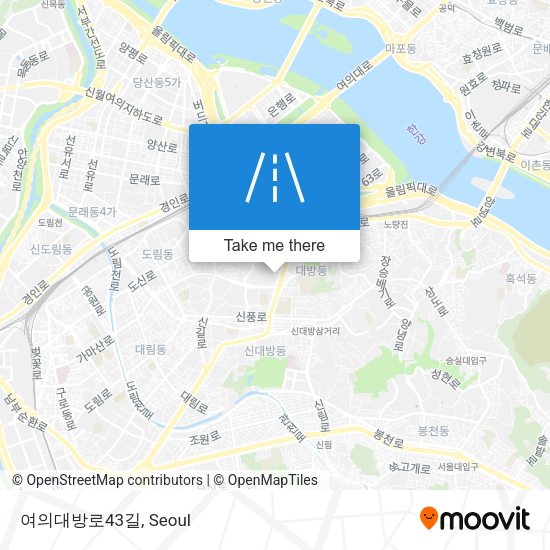 여의대방로43길 map