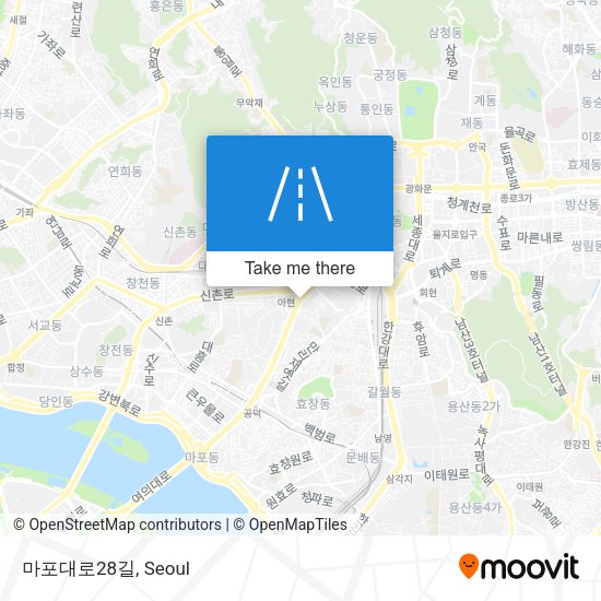 마포대로28길 map