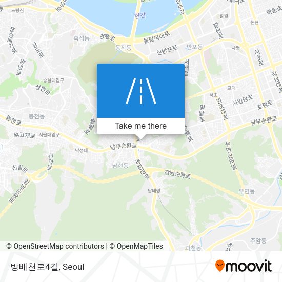 방배천로4길 map