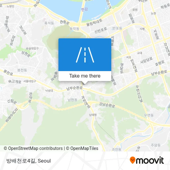 방배천로4길 map