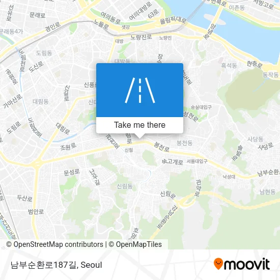 남부순환로187길 map