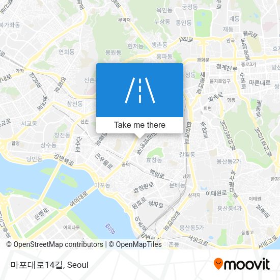 마포대로14길 map