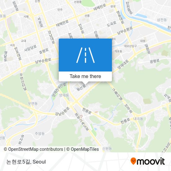 논현로5길 map