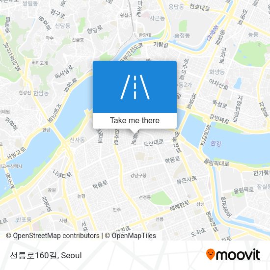 선릉로160길 map