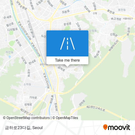 금하로23다길 map