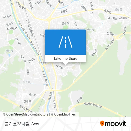 금하로23다길 map
